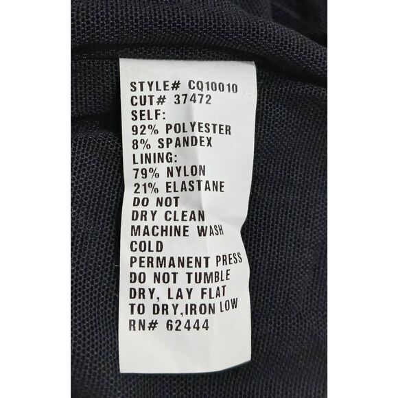 Nicole miller collection Sz 6 burnout velvet blue sapphire elegant evening dress - Picture 8 of 8